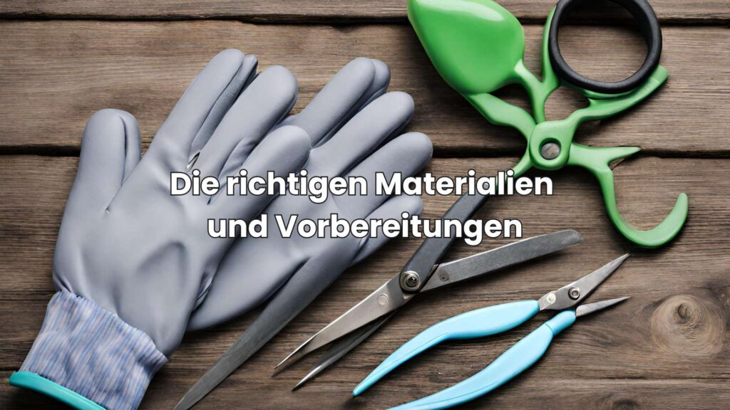 Brennnesseljauche herstellen - Materialien und Vorbereitungen