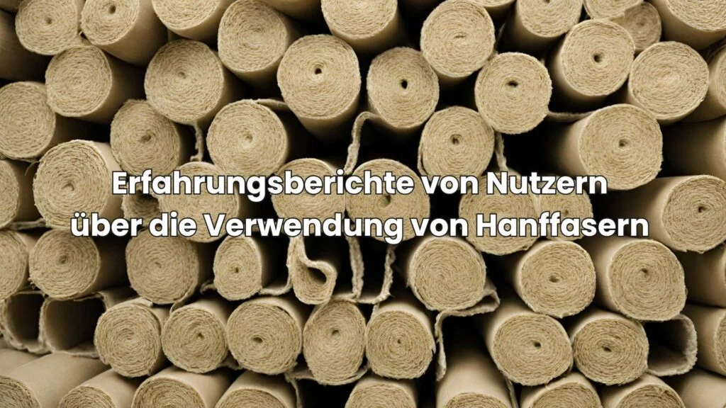 Erfahrungsberichte von Nutzern über die Verwendung von Hanffasern beim Abdichten