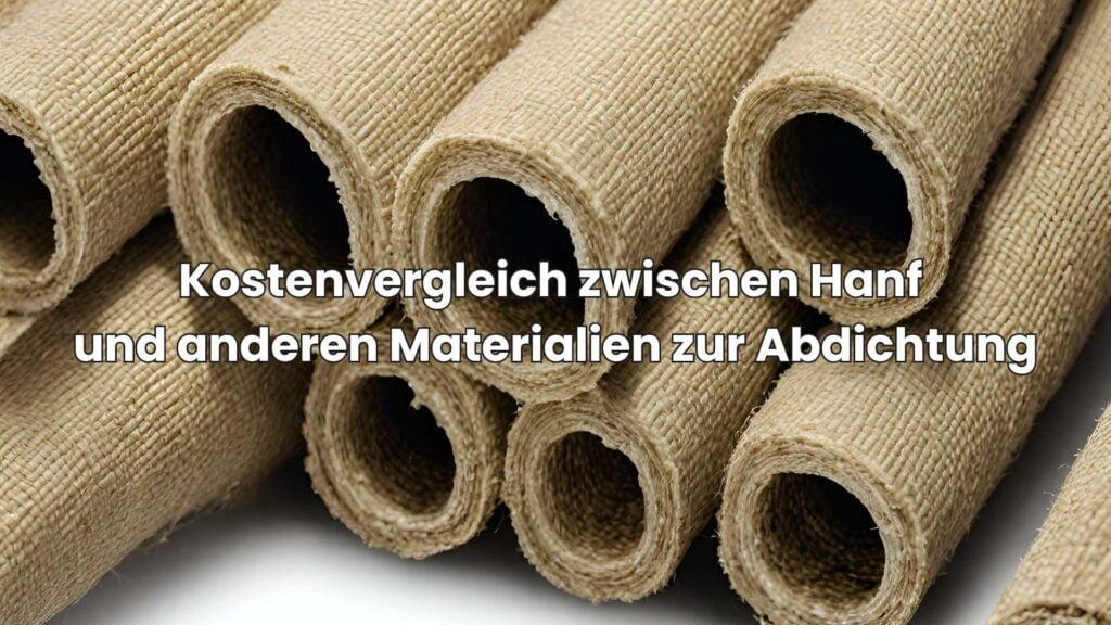Kostenvergleich zwischen Hanf und anderen Materialien zur Abdichtung
