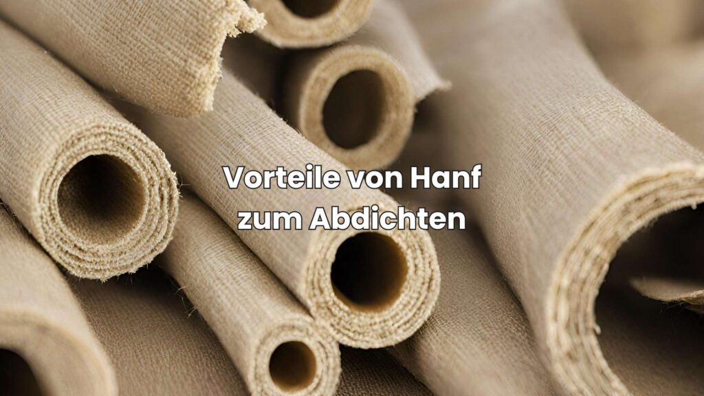Vorteile von Hanf zum Abdichten gegenüber herkömmlichen Materialien