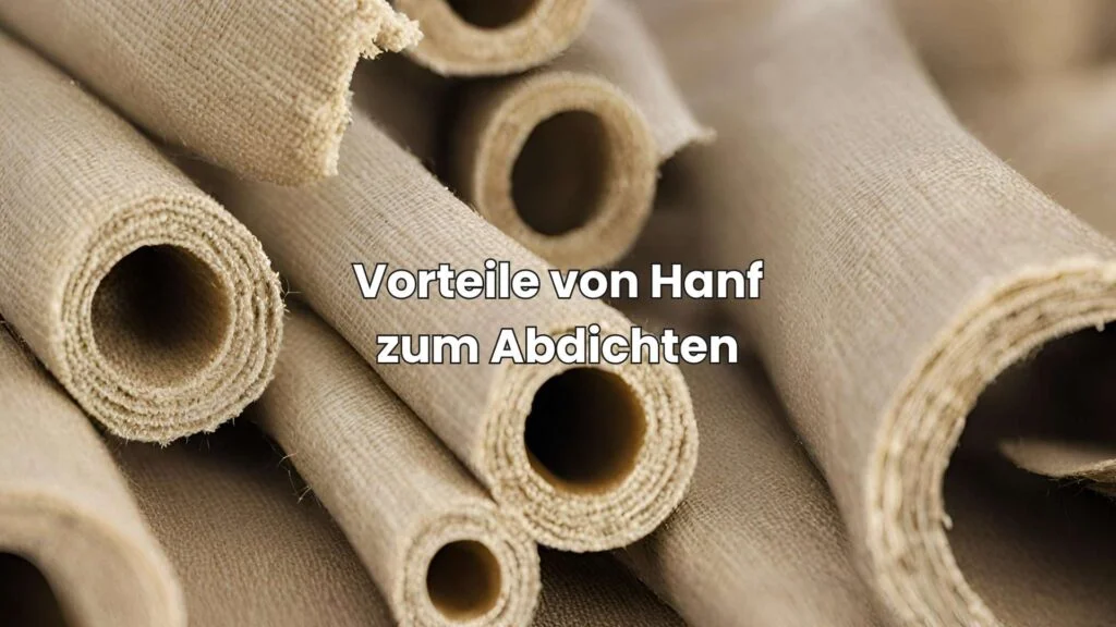 Vorteile von Hanf zum Abdichten gegenüber herkömmlichen Materialien