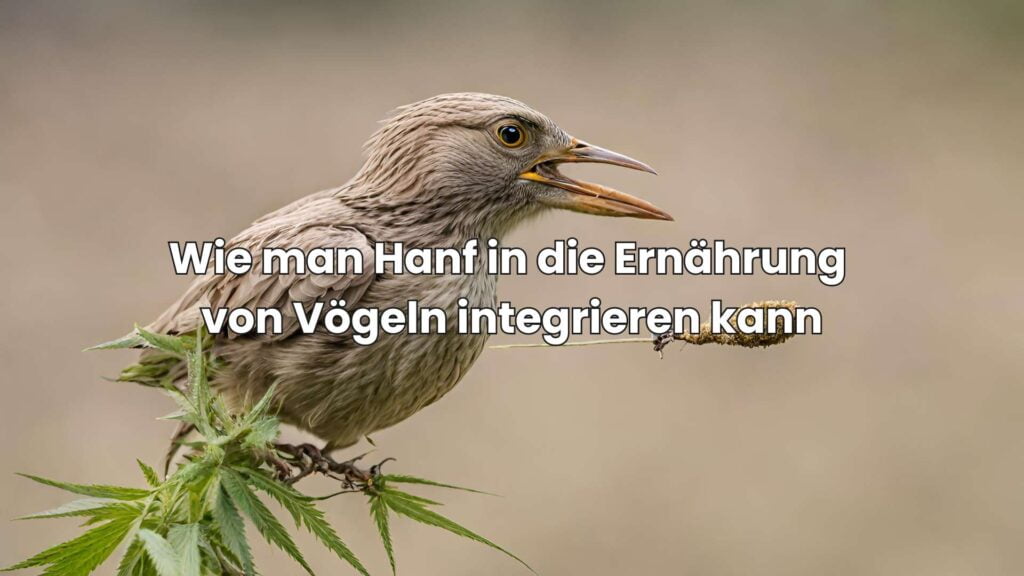 Wie man Hanf in die Ernährung von Vögeln integrieren kann