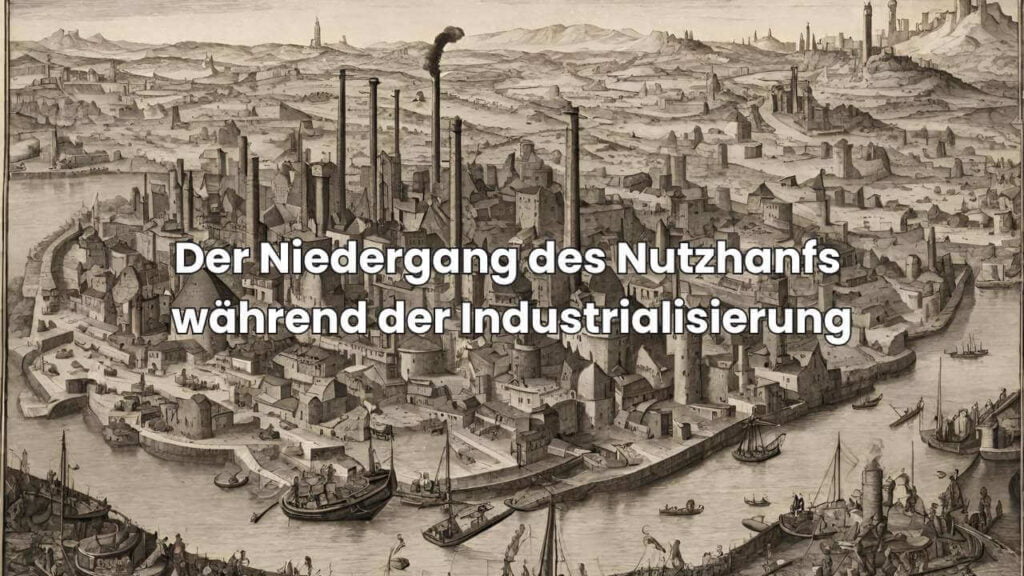 Nutzhanf-Geschichte - Der Niedergang des Nutzhanfs während der Industrialisierung
