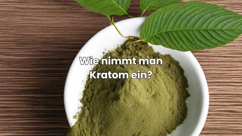 Wie nimmt man Kratom ein?